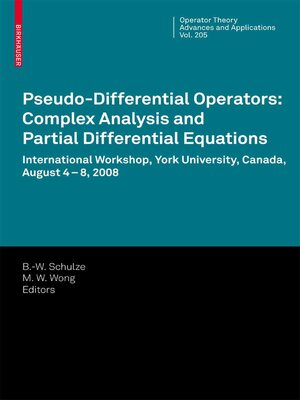cover image of Pseudo-Differential Operators